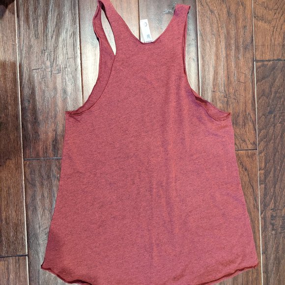 Red American Apparel Racerback tank top - Picture 2 of 5
